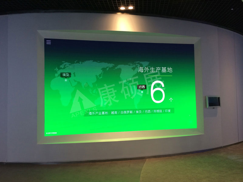 康碩展小間距led顯示屏落戶美的集團
