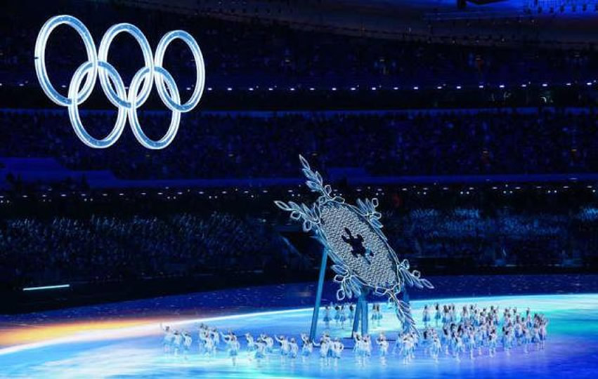 深圳衛視報道，康碩展貢獻科技力量，“冰晶五環”驚艷冬奧開幕式