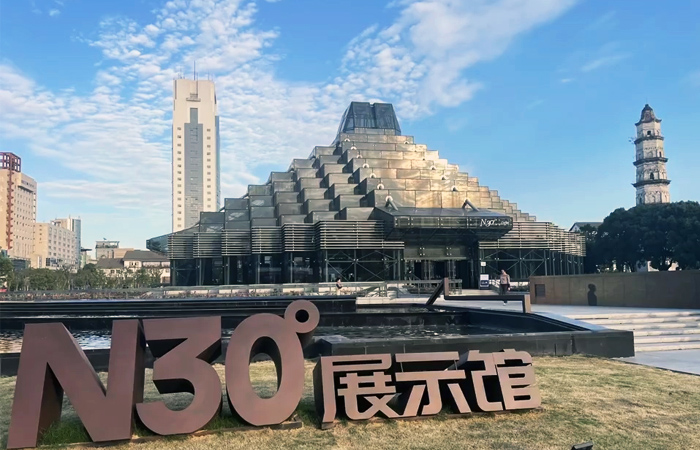 紹興文旅新地標|雷曼康碩展LED創意屏點亮北緯30°展示館