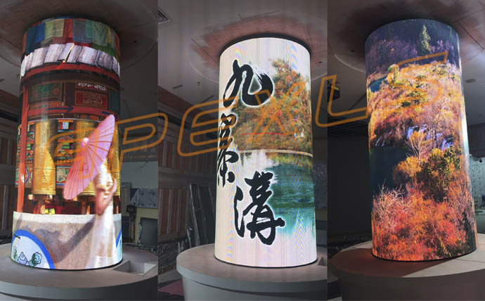 LED圓柱屏與透明屏的區別，哪個好
