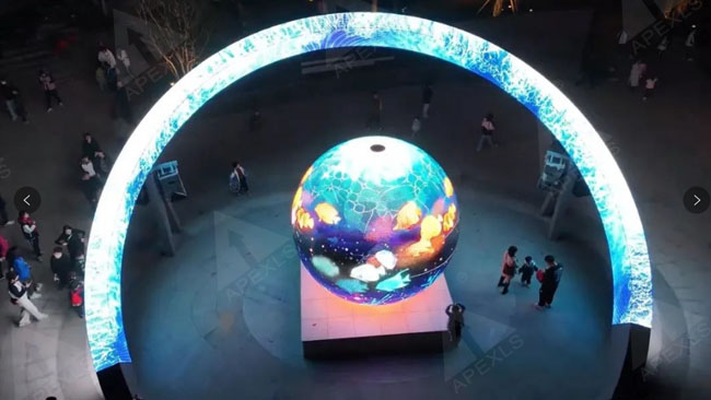 “數(shù)字夜游”啟幕！康碩展LED創(chuàng)意屏精彩亮相惠陽(yáng)淡水墟文化特色街