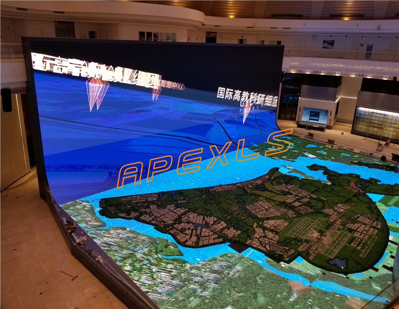 海口P2.5MM創意戶內LED地磚屏