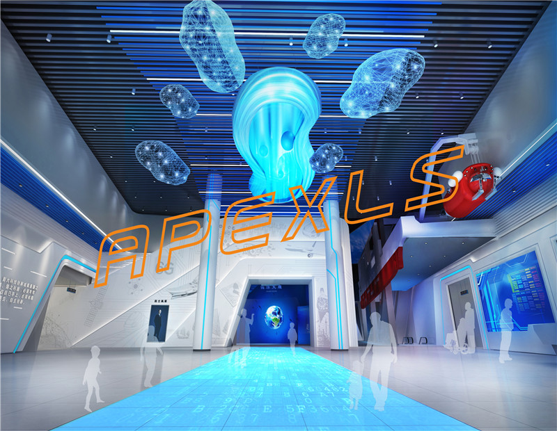江蘇海門科技館P4創意LED云屏