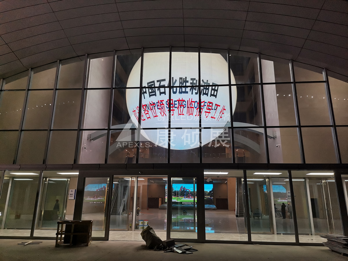 東營勝利石油科技館17米直徑大球