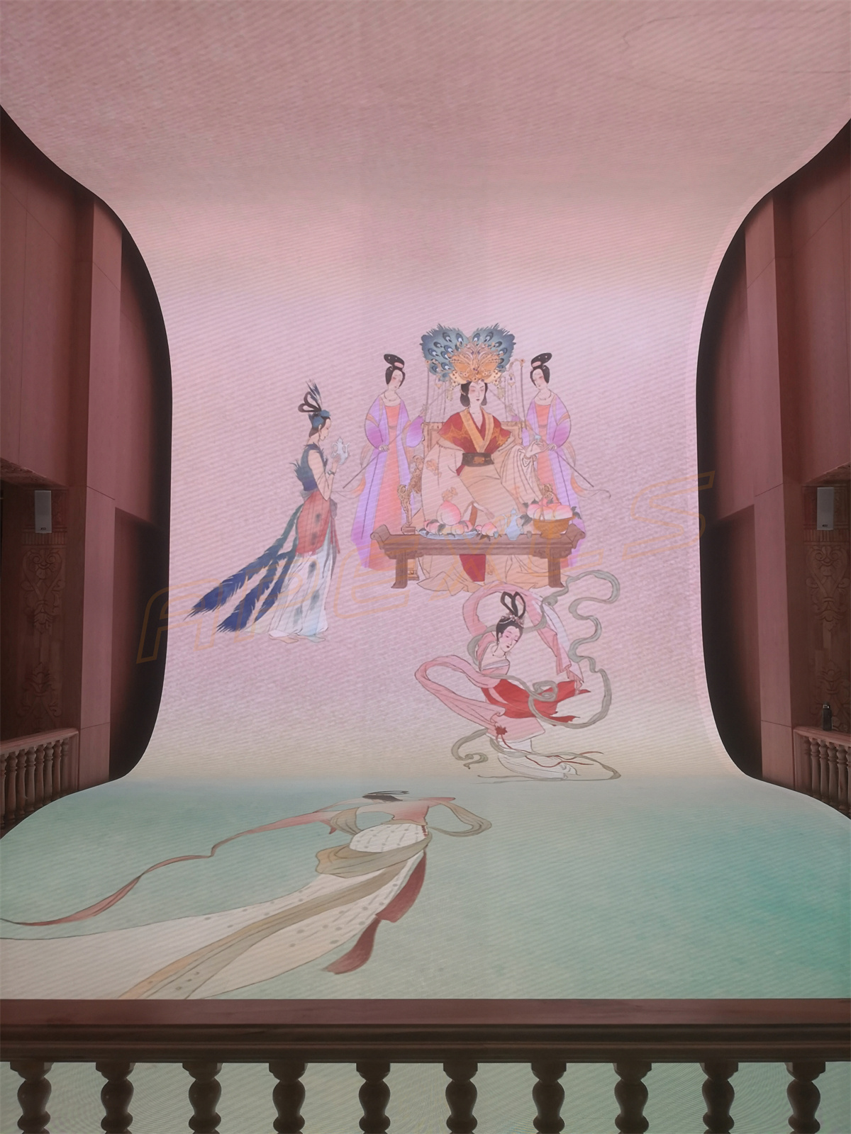 新疆喀什香妃園P2戶內異形屏140㎡