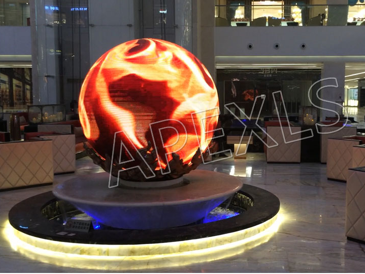 中山星空聯盟集團P6MM球形LED顯示屏