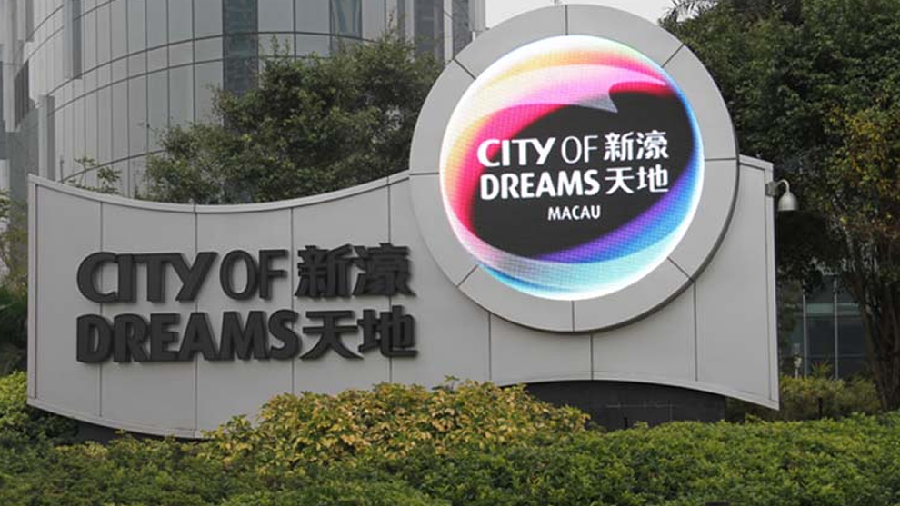 澳門新濠天地戶外P10MM圓形LED顯示屏