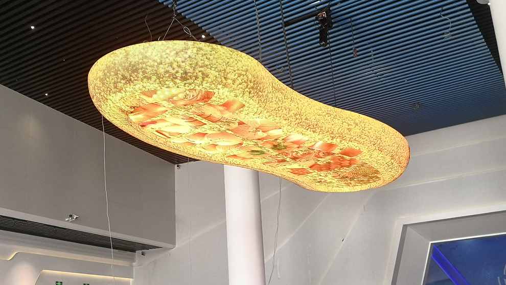 江蘇海門科技館P4創意LED云屏