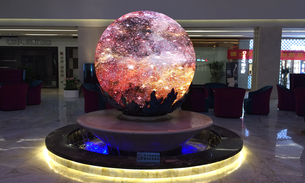中山星空聯盟集團P6MM球形LED顯示屏