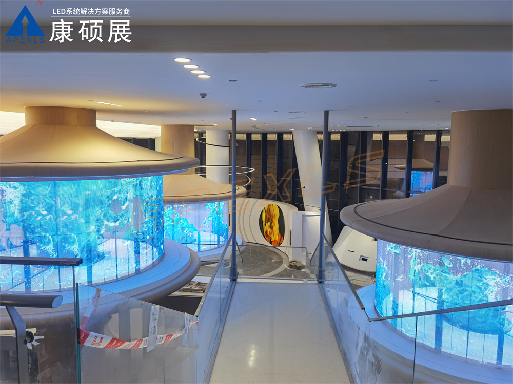 深圳龍華匯川技術總部大樓創意顯示屏項目