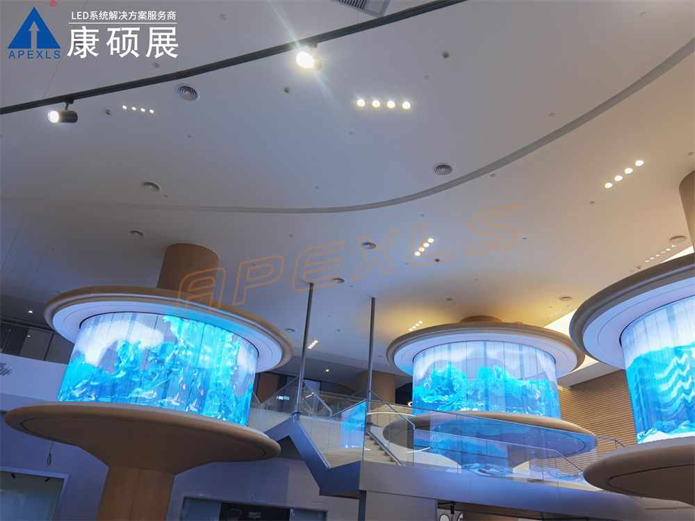 深圳龍華匯川技術總部大樓創意顯示屏項目