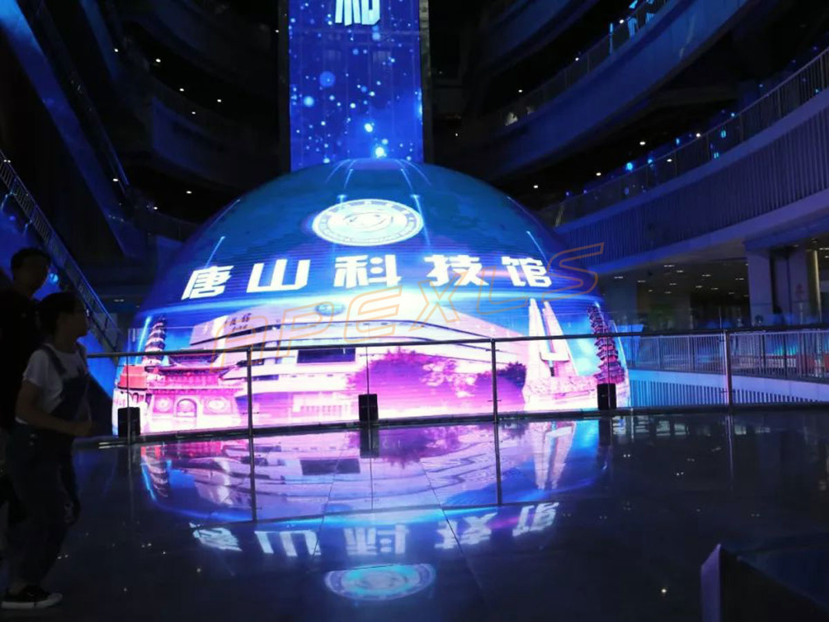 唐山科技館直徑14米LED球形屏